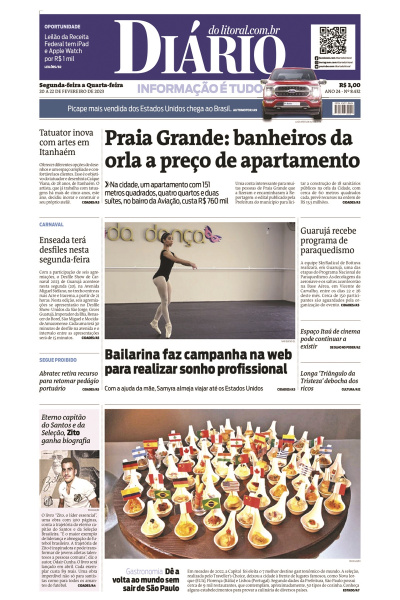 Diário do Litoral – Edição de 20 a 22 de fevereiro de 2023