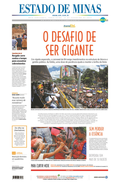 Estado de Minas - Edição de 21 de fevereiro de 2023