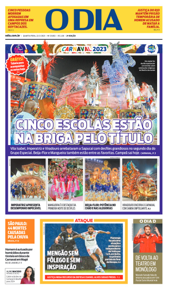 O DIA - Edição de 22 de Fevereiro de 2023