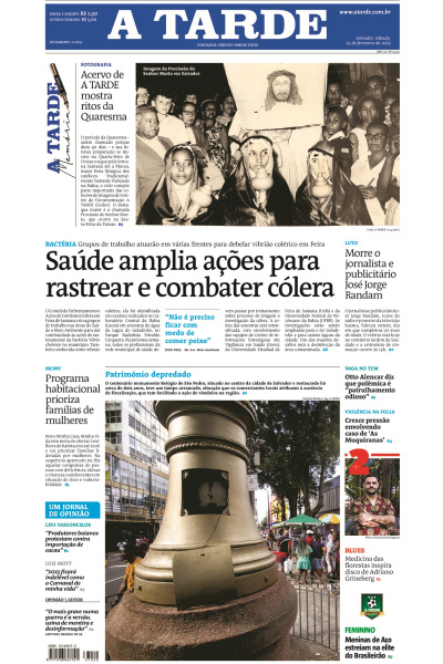 A TARDE - Edição de 25 de fevereiro de 2023