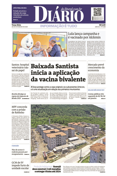Diário do Litoral – Edição de 28 de fevereiro de 2023