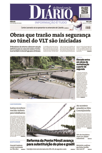 Diário do Litoral – Edição de 04 de março de 2023