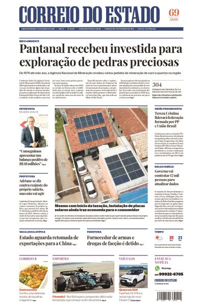 Correio do Estado - Edição de 04 e 05 de março de 2023