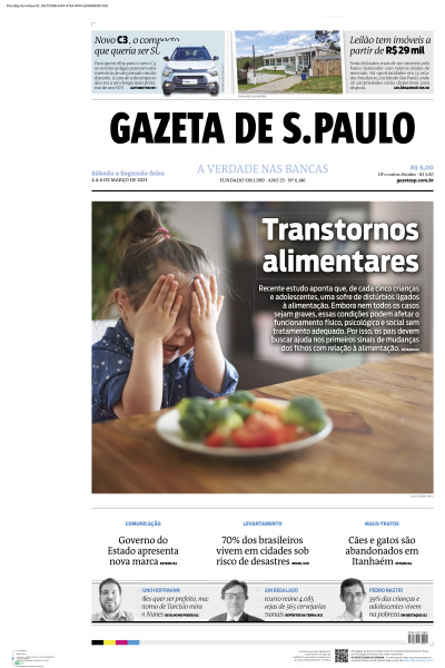 Gazeta de S. Paulo - Edição de 04 de Março de 2023