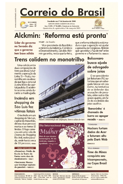 Correio do Brasil – Edição de 08 e 09 de março de 2023