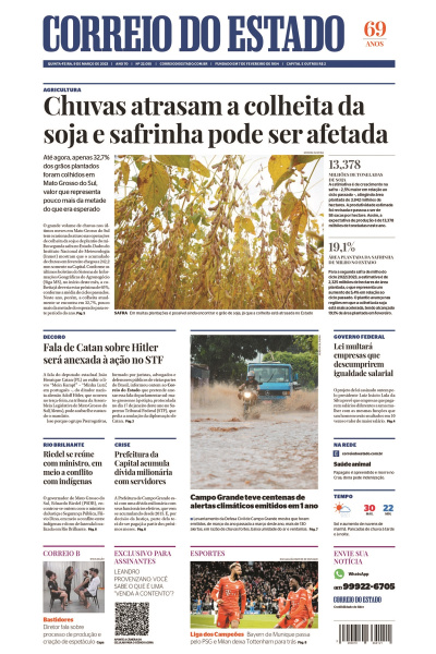 Correio do Estado - Edição de 09 de março de 2023