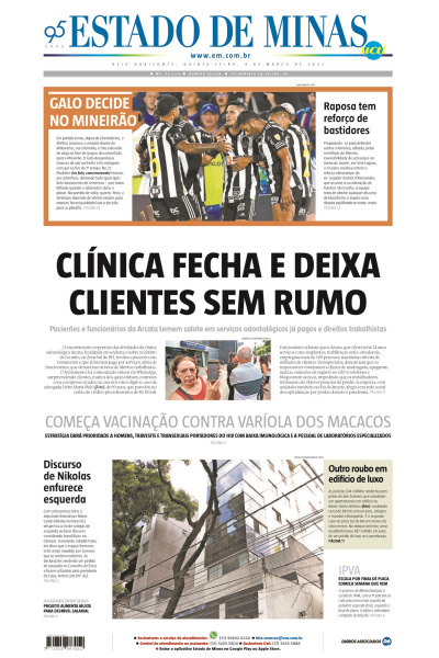 Estado de Minas - Edição de 09 de março de 2023