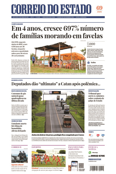 Correio do Estado - Edição de 10 de março de 2023