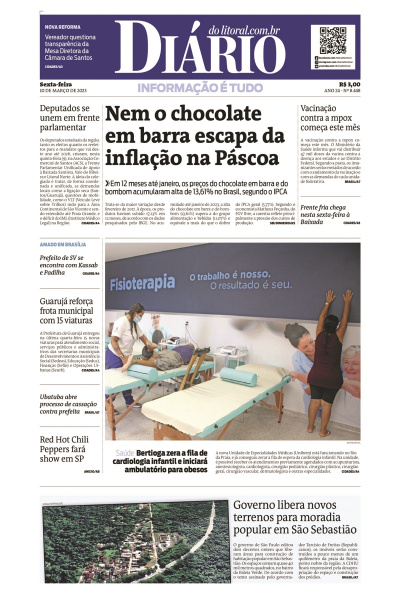 Diário do Litoral – Edição de 10 de março de 2023