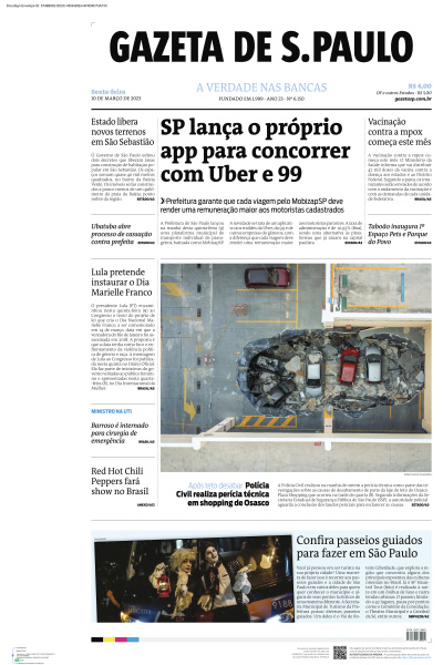 Gazeta de S. Paulo - Edição de 10 de Março de 2023