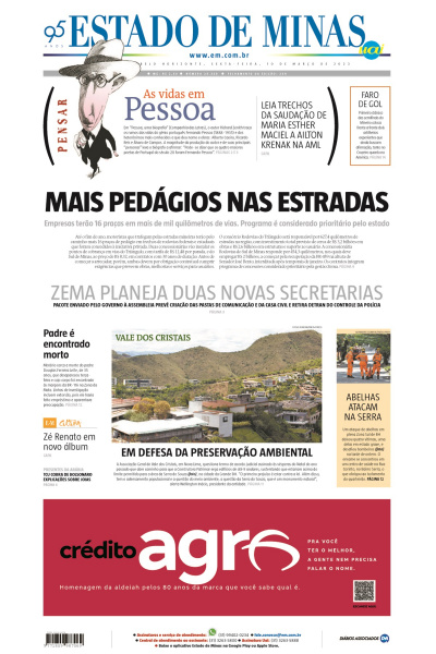Estado de Minas - Edição de 10 de março de 2023