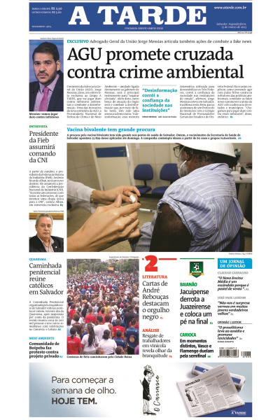 A TARDE - Edição de 13 de março de 2023