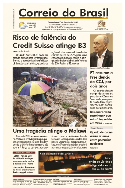 Correio do Brasil – Edição de 15 e 16 de março de 2023
