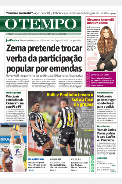 O TEMPO - Edição de 16 de março de 2023