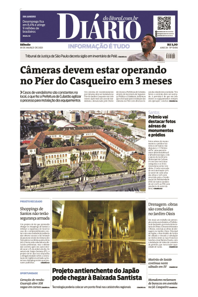Diário do Litoral – Edição de 18 de março de 2023