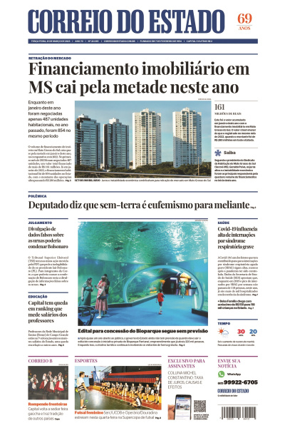 Correio do Estado - Edição de 21 de março de 2023