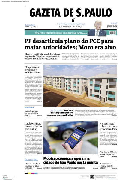 Gazeta de S. Paulo - Edição de 23 de Março de 2023