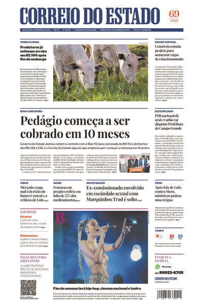 Correio do Estado - Edição de 24 de março de 2023
