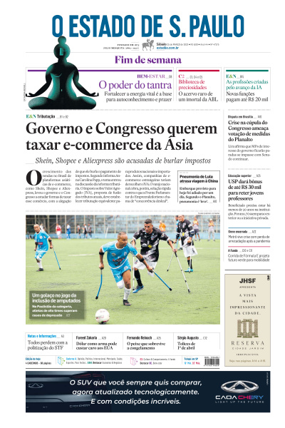 Estadão - Edição de 25 de Março de 2023