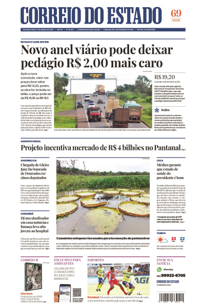 Correio do Estado - Edição de 27 de março de 2023