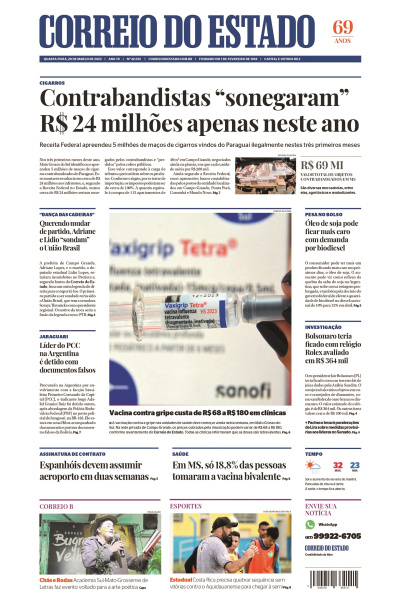 Correio do Estado - Edição de 29 de março de 2023