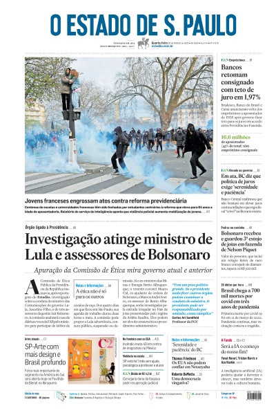 Estadão - Edição de 29 de Março de 2023