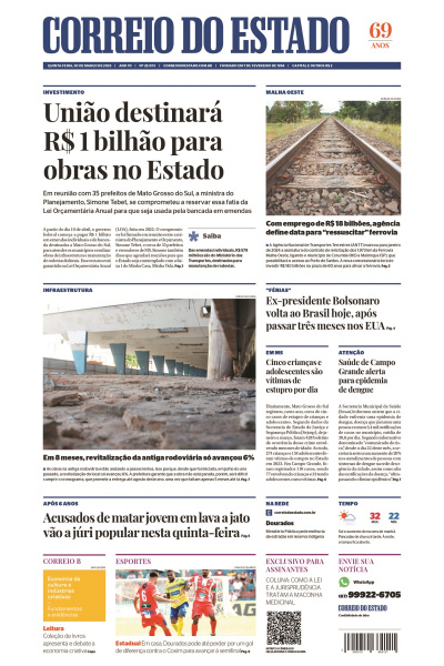 Correio do Estado - Edição de 30 de março de 2023