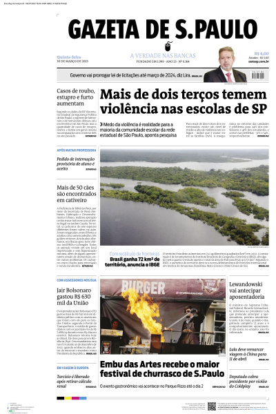 Gazeta de S. Paulo - Edição de 30 de Março de 2023