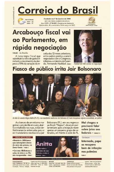 Correio do Brasil – Edição de 30 e 31 de março de 2023