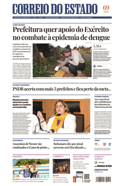 Correio do Estado - Edição de 31 de março de 2023
