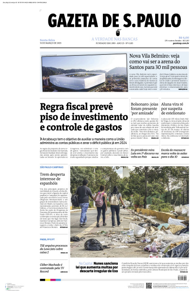 Gazeta de S. Paulo - Edição de 31 de Março de 2023