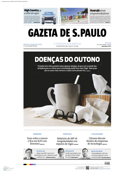 Gazeta de S. Paulo - Edição de 01 de Abril de 2023