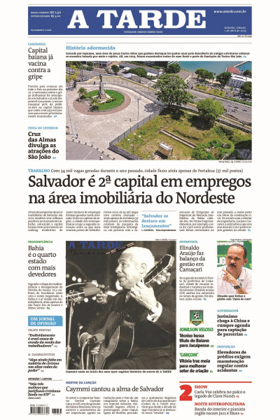 A TARDE - Edição de 1º de abril de 2023