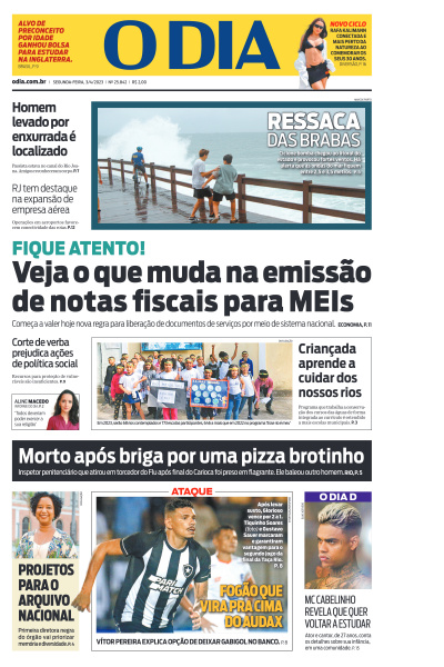 O DIA - Edição de 03 de Abril de 2023