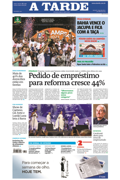 A TARDE - Edição de 3 de abril de 2023