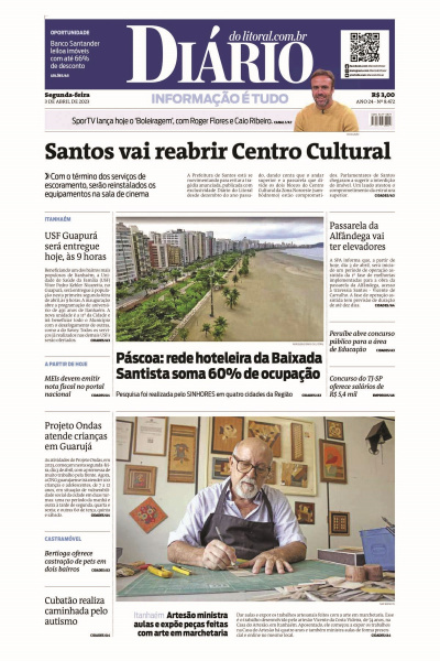 Diário do Litoral – Edição de 3 de abril de 2023