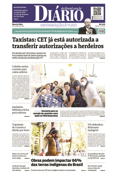 Diário do Litoral – Edição de 5 de abril de 2023