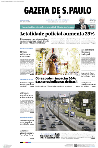 Gazeta de S. Paulo - Edição de 05 de Abril de 2023