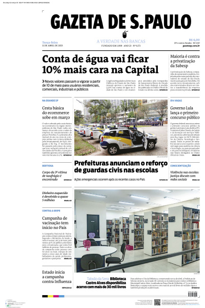 Gazeta de S. Paulo - Edição de 11 de Abril de 2023