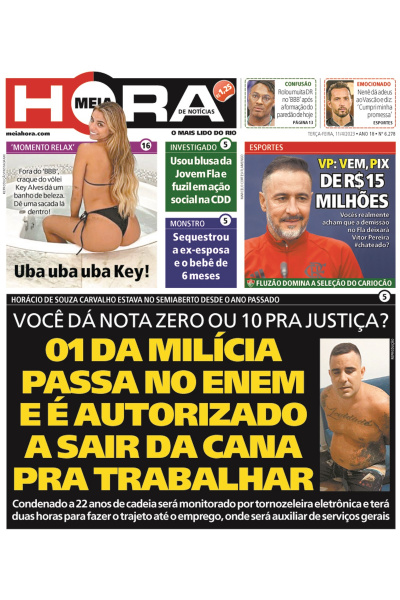 Meia Hora - Edição de 11 de abril de 2023