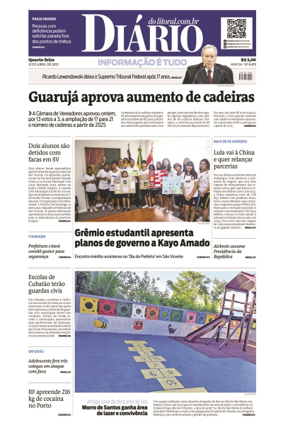 Diário do Litoral – Edição de 12 de abril de 2023