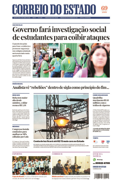 Correio do Estado - Edição de 12 de abril de 2023
