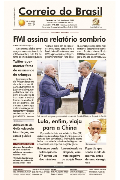 Correio do Brasil – Edição de 11 e 12 de abril de 2023