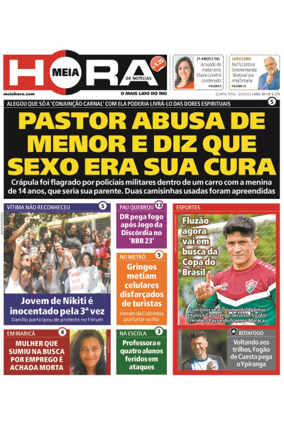 Meia Hora - Edição de 12 de abril de 2023