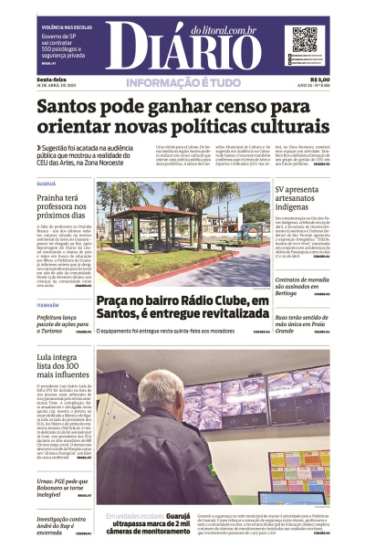 Diário do Litoral – Edição de 14 de abril de 2023