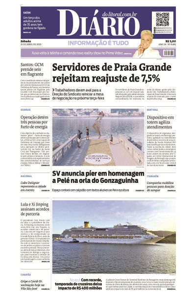 Diário do Litoral – Edição de 15 de abril de 2023