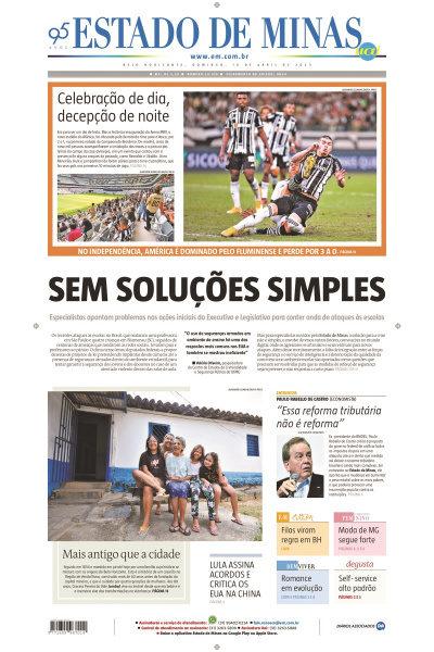 Estado de Minas - Edição de 16 de abril de 2023