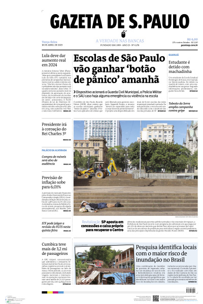 Gazeta de S. Paulo - Edição de 18 de Abril de 2023