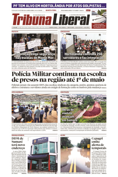 Tribuna Liberal - Edição de 19 de abril de 2023