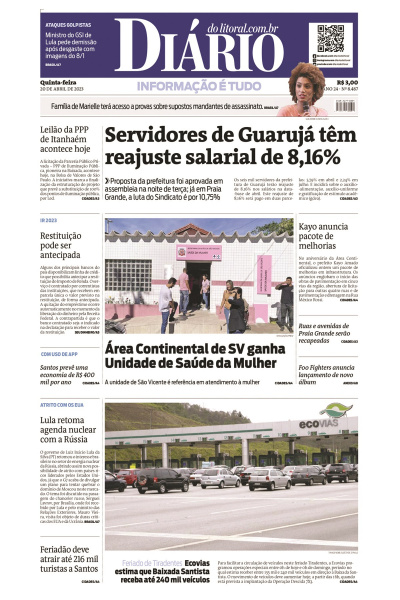 Diário do Litoral – Edição de 20 de abril de 2023
